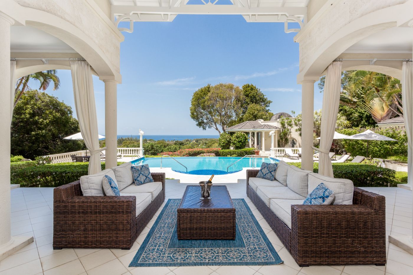 Outdoor Living View at Bohemia in Barbados