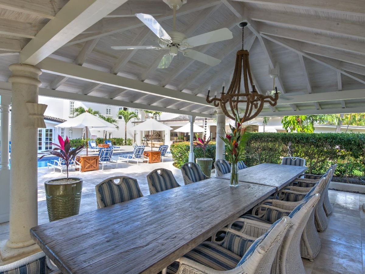 Outdoor Dining at Casablanca in Barbados