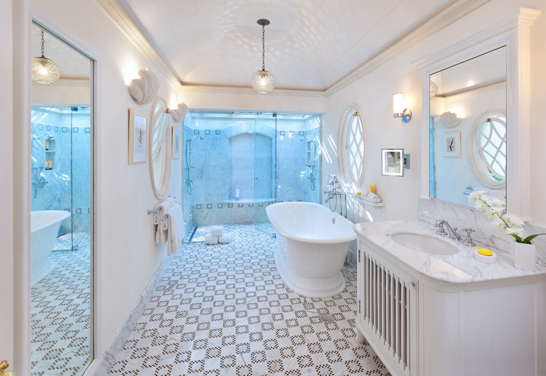 Bathroom at Crystal Springs in Barbados