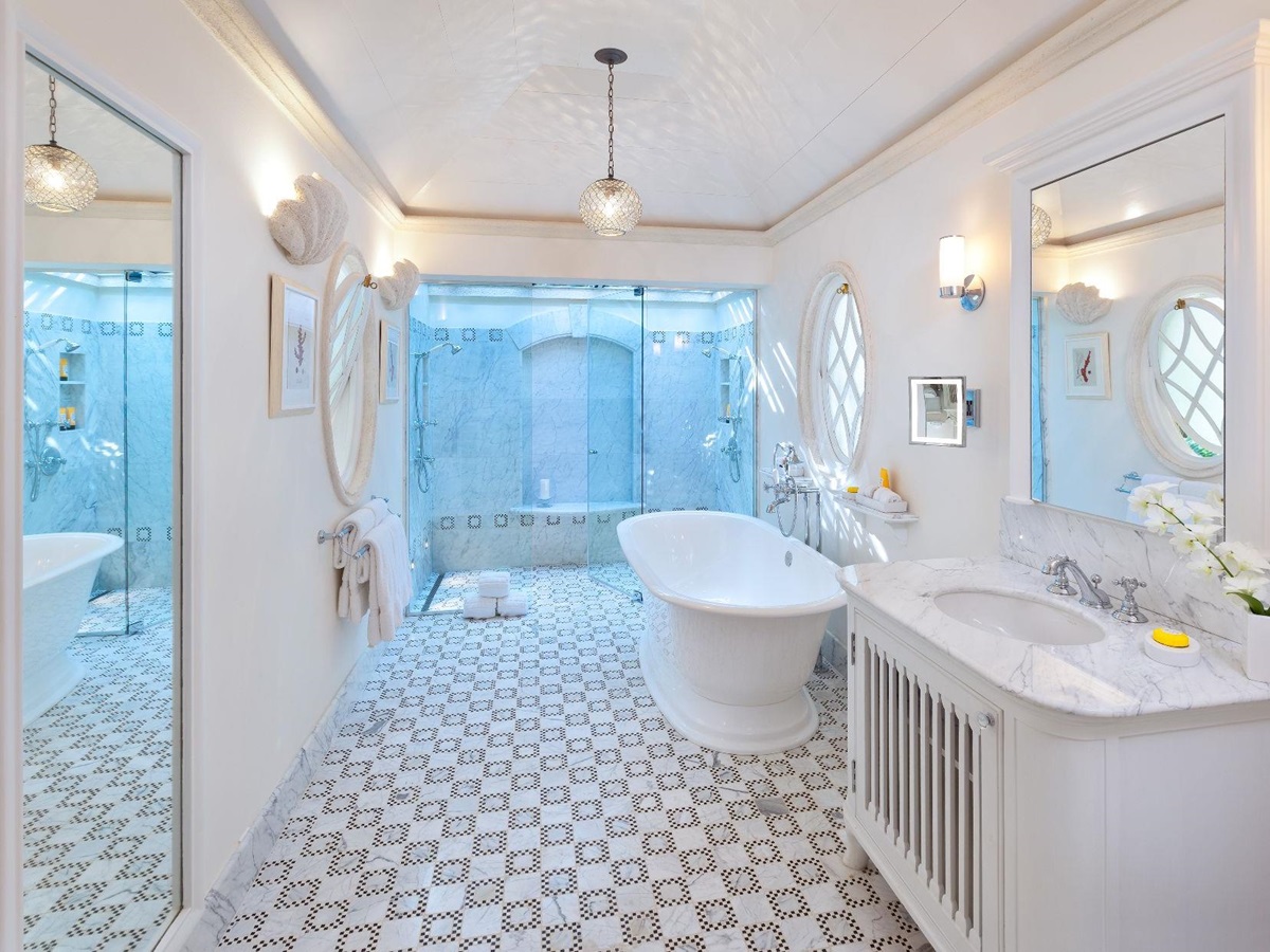 Bathroom at Crystal Springs in Barbados