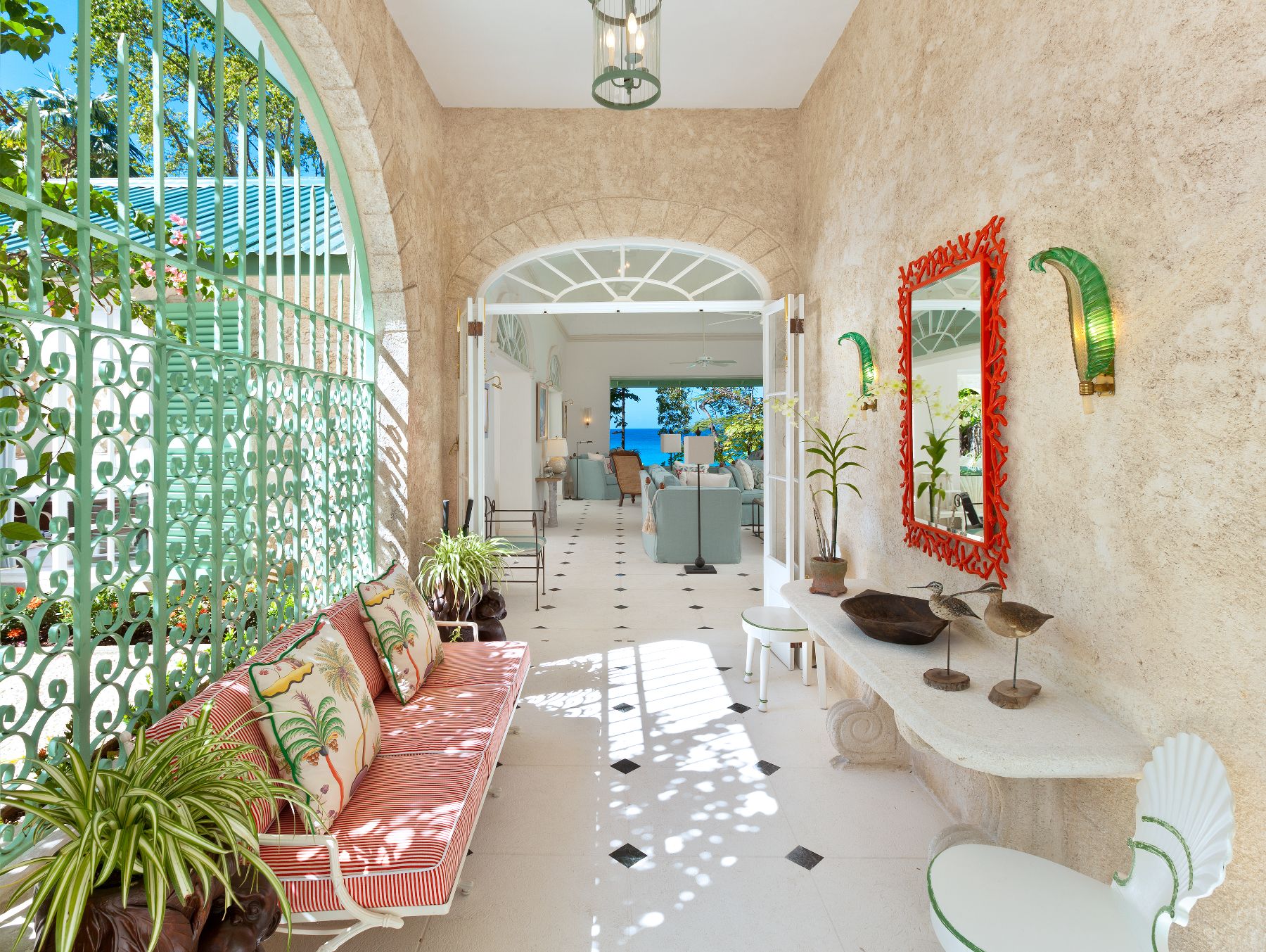 Foyer at Crystal Springs in Barbados