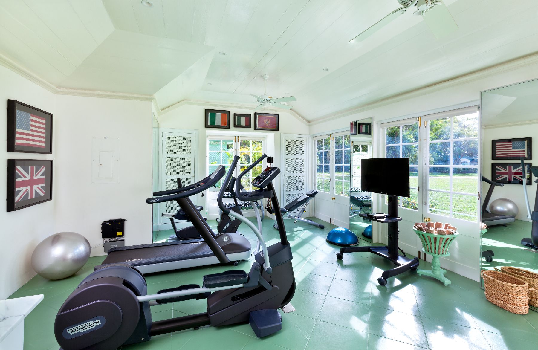 Gym at Crystal Springs in Barbados
