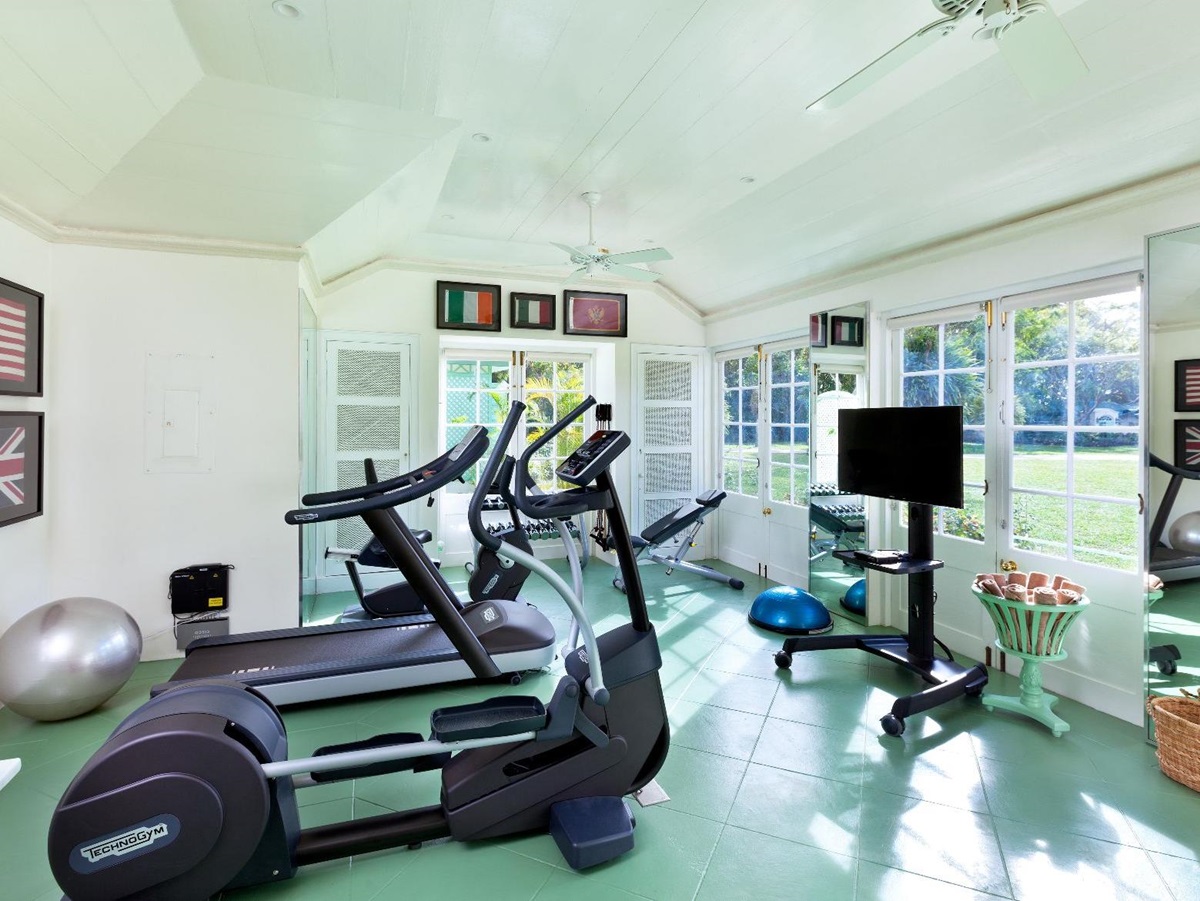 Gym at Crystal Springs in Barbados