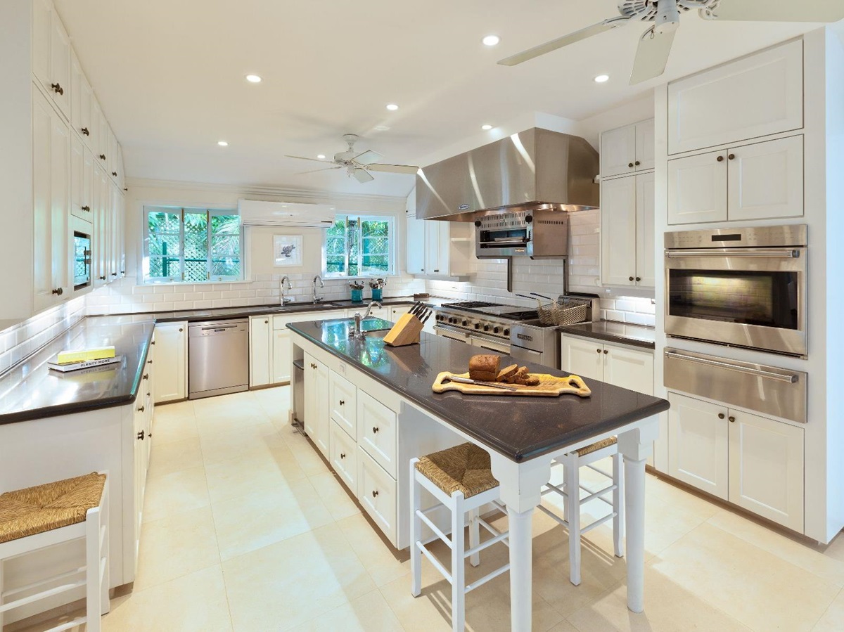 Kitchen at Crystal Springs in Barbados