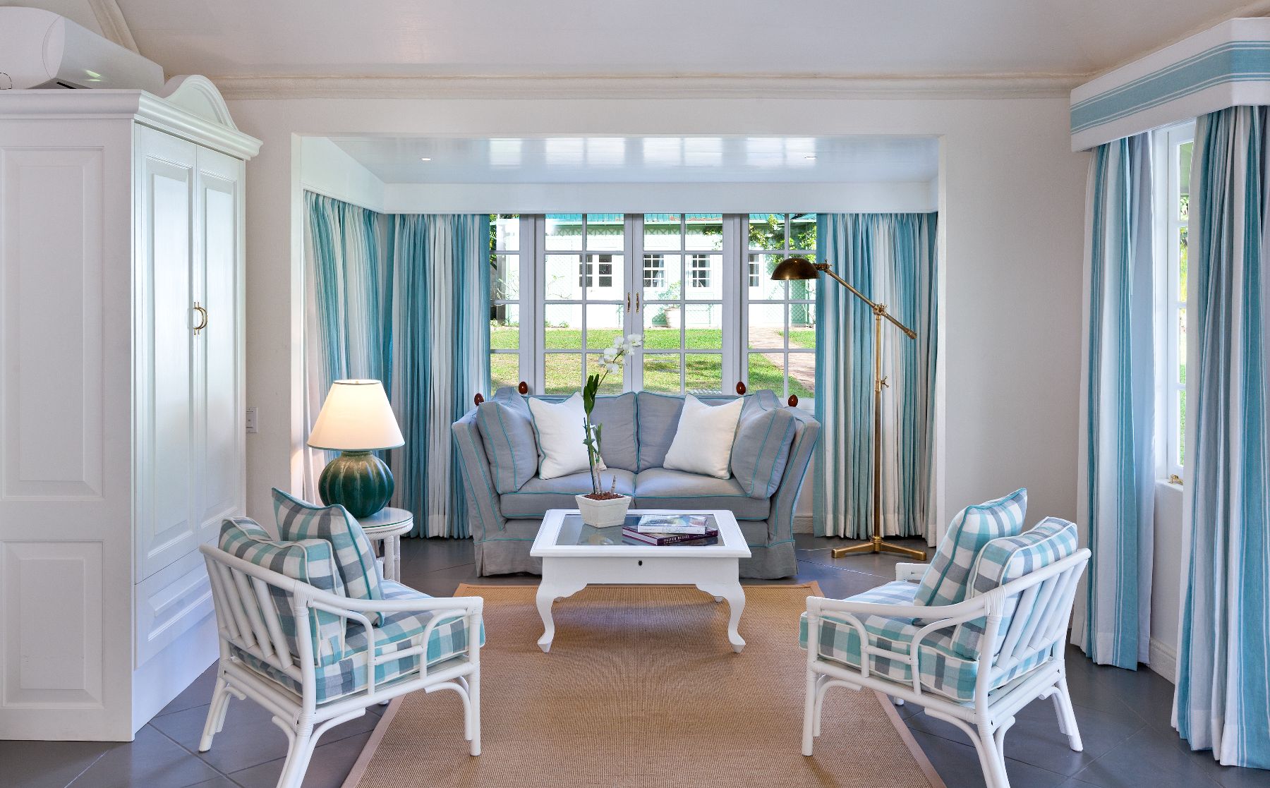 Seating area at Crystal Springs in Barbados