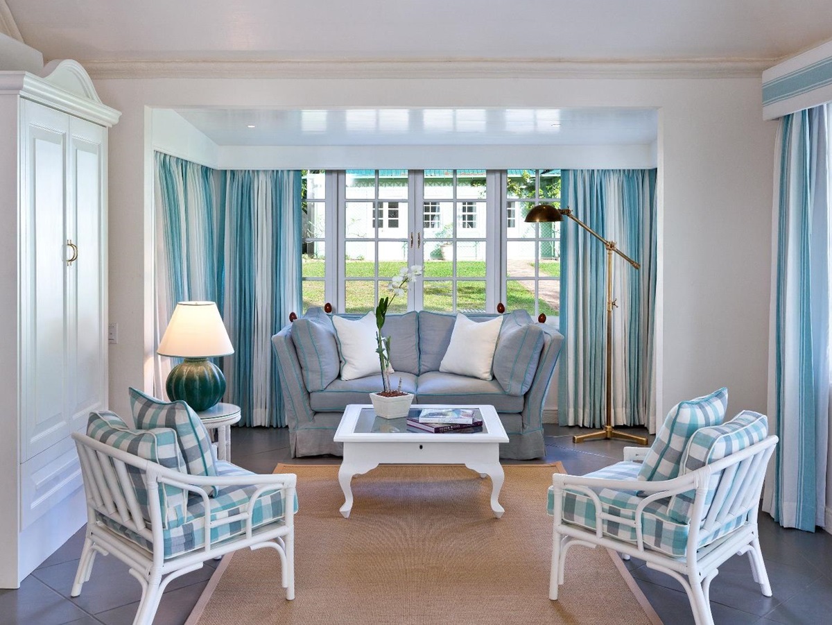 Seating area at Crystal Springs in Barbados
