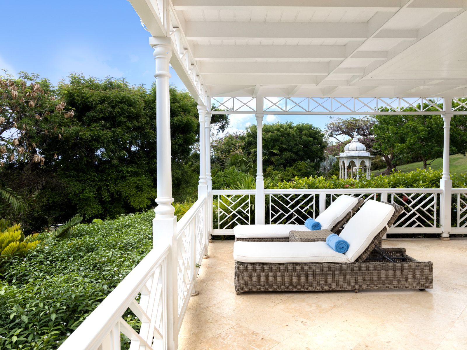 Balcony at Half Moon in Barbados