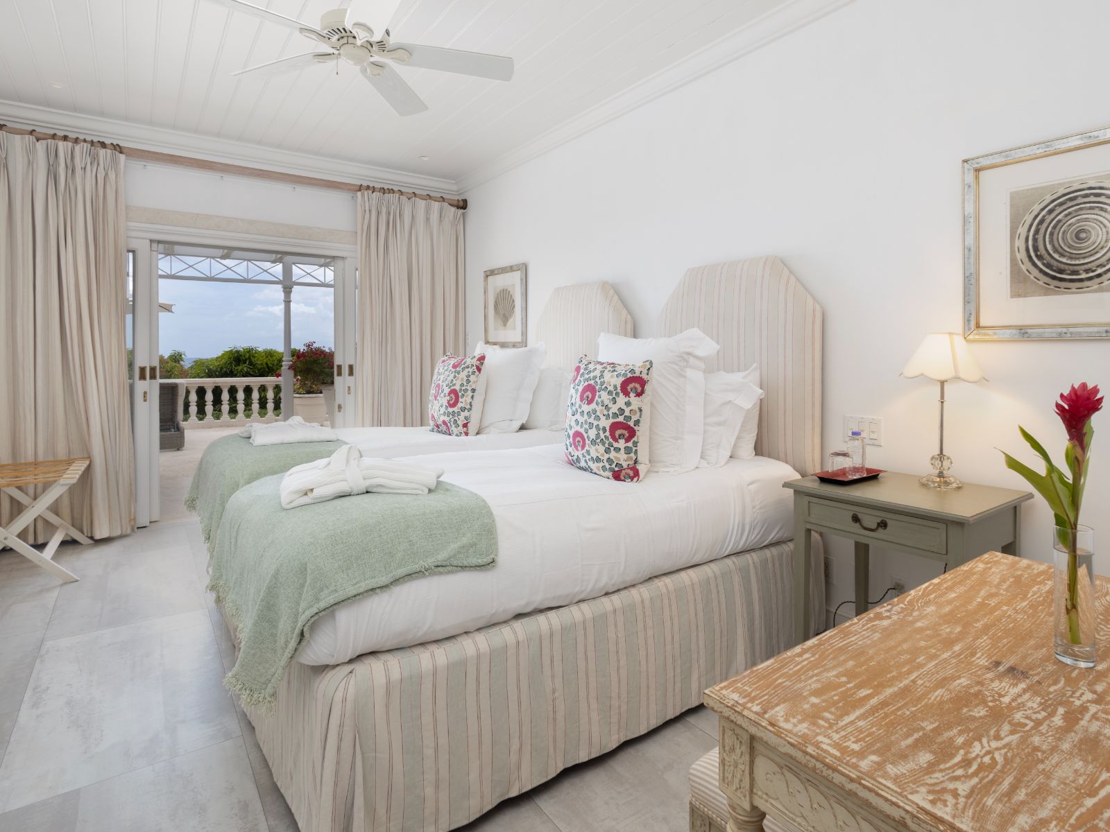 Twin Room 1 at Half Moon in Barbados