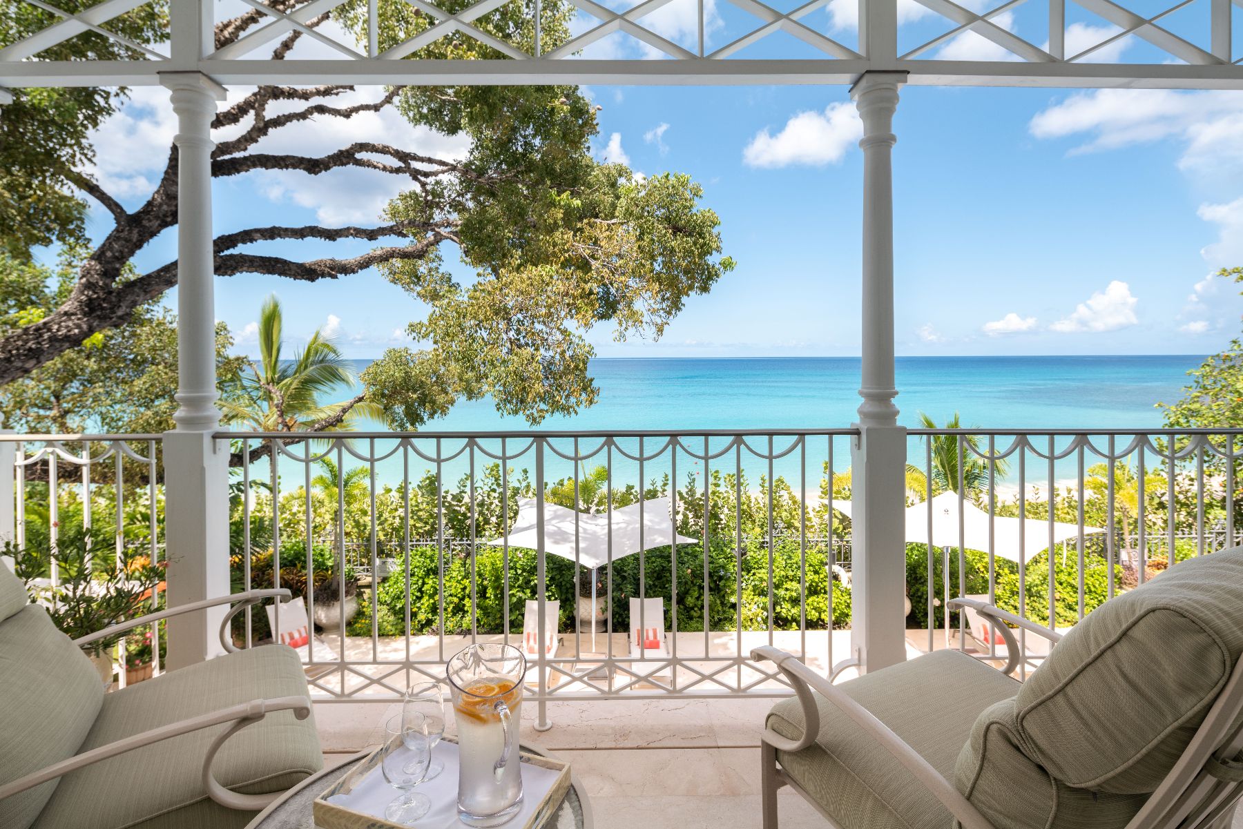 View from the balcony at Kiko in Barbados