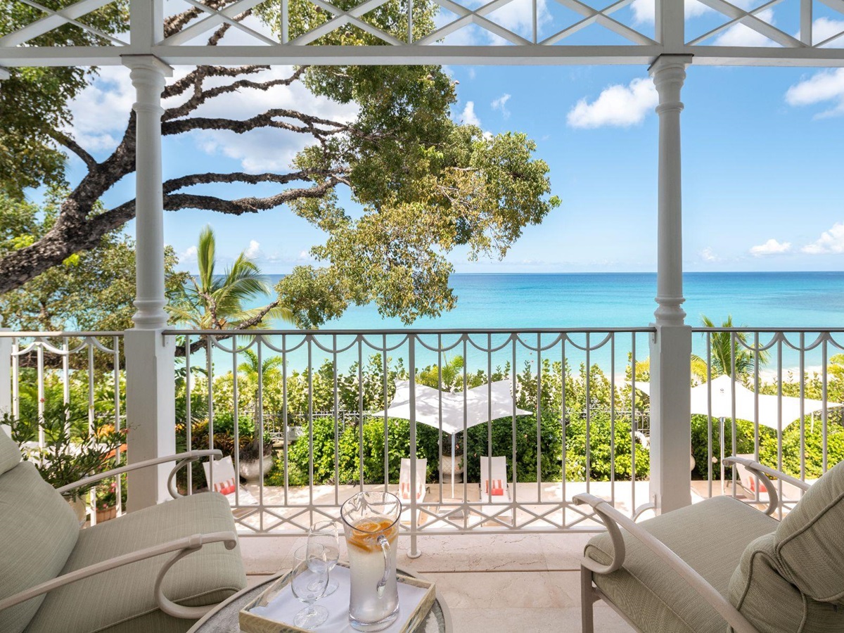View from the balcony at Kiko in Barbados
