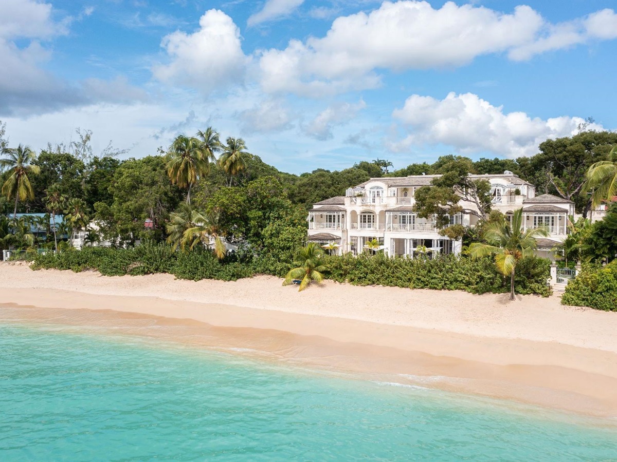 Aerial view of the beach at Kiko in Barbados