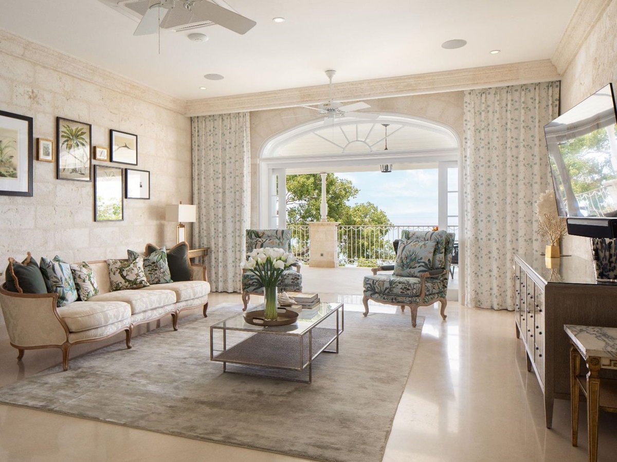 TV room at Kiko in Barbados