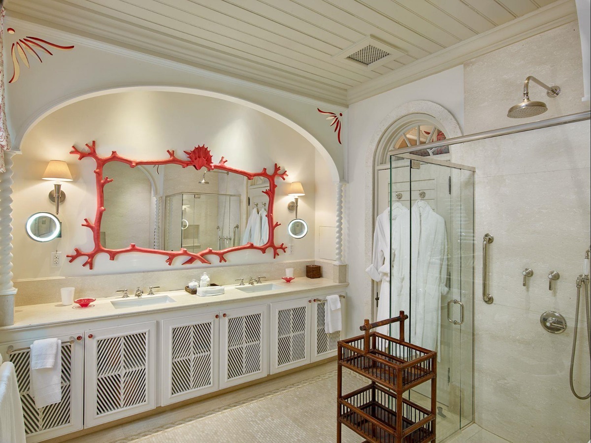Bathroom at Laughing Waters in Barbados