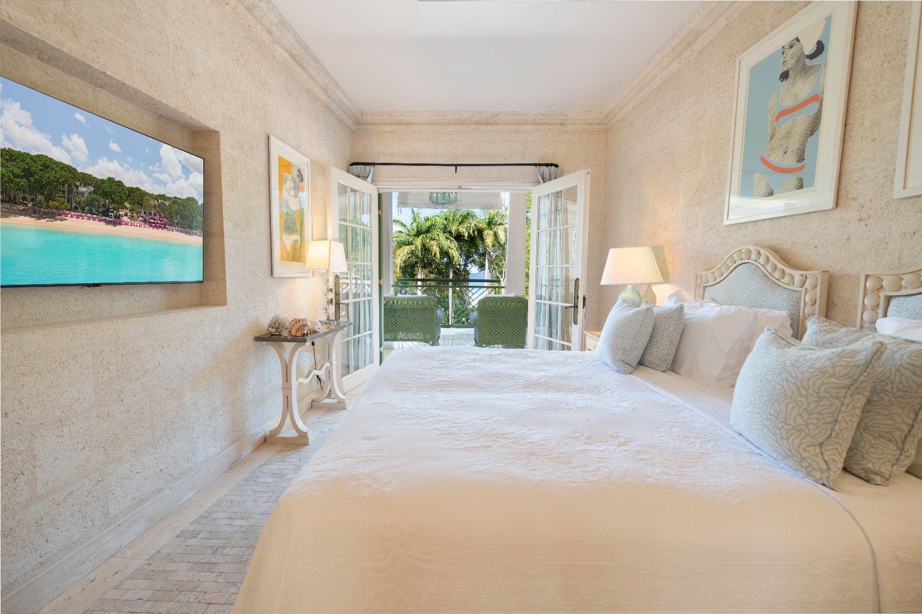 Bedroom at Laughing Waters in Barbados