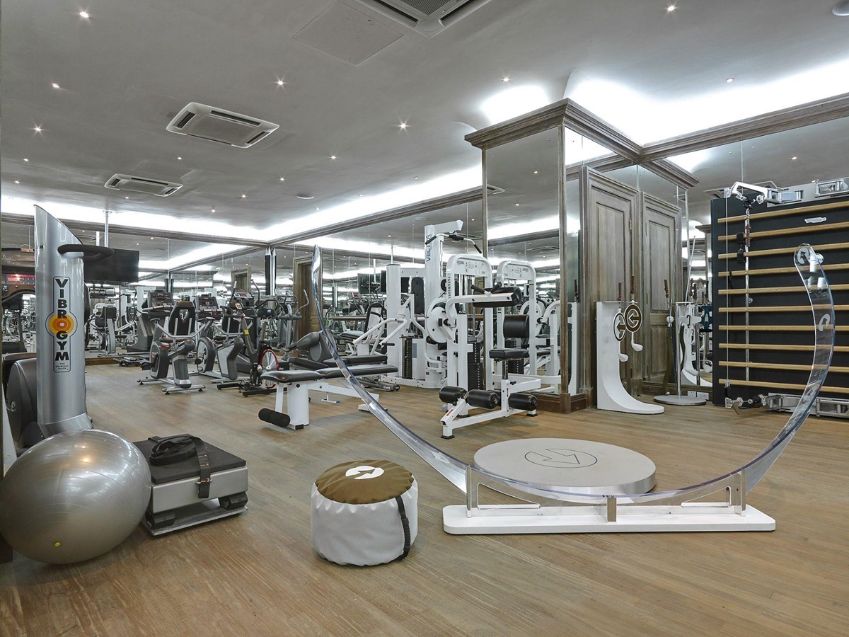 Gym at Laughing Waters in Barbados