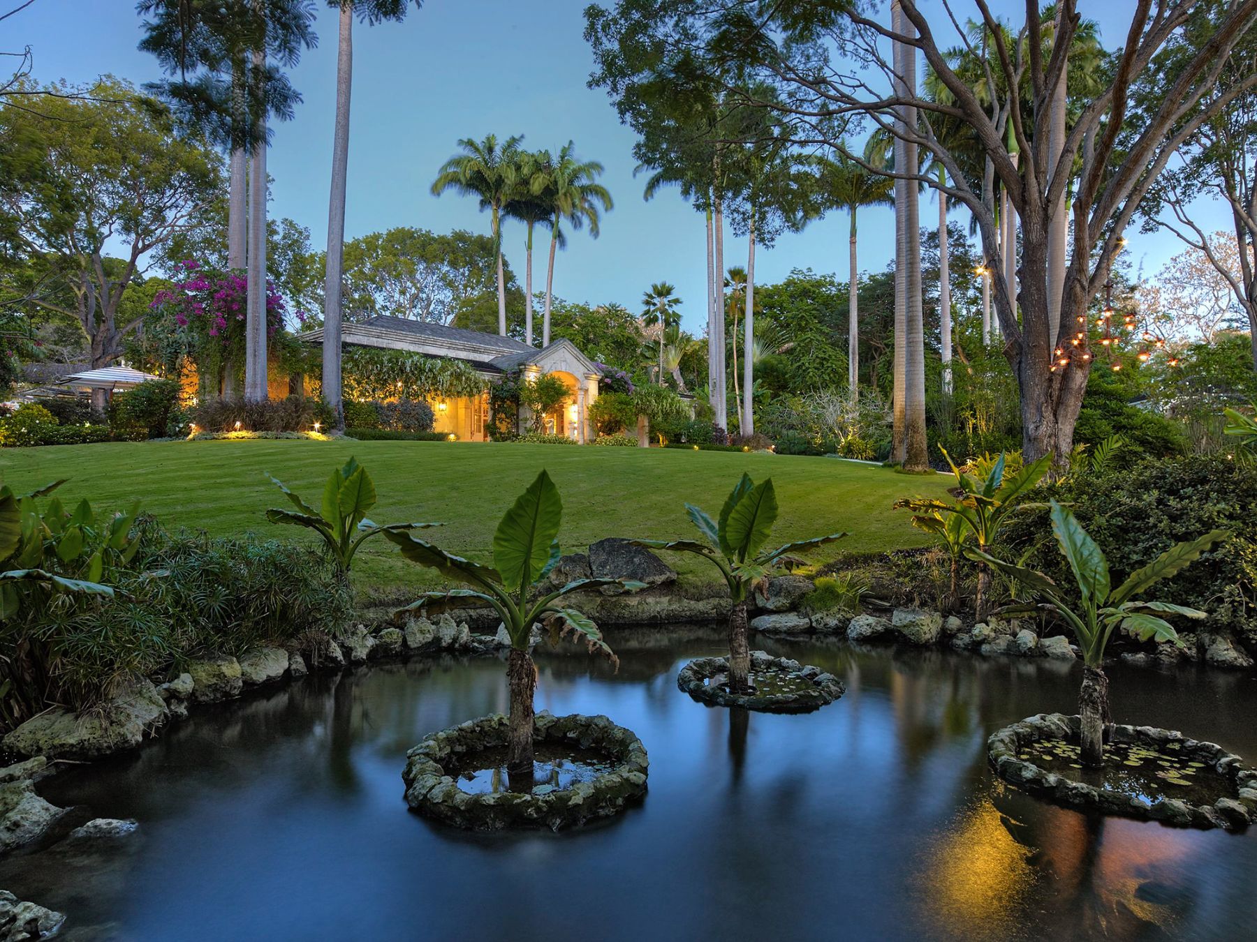 Pond at Laughing Waters in Barbados