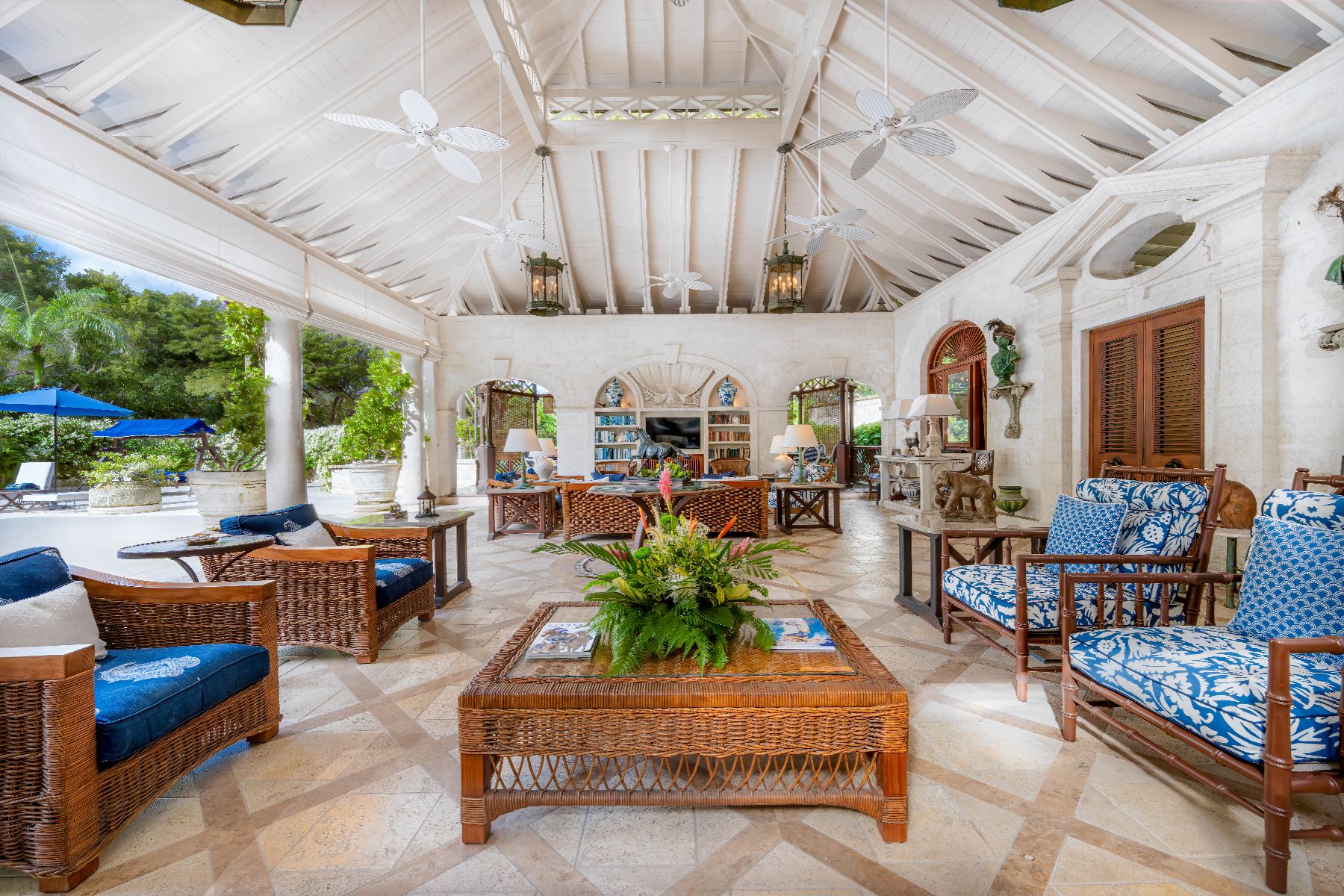 Sitting room at Laughing Waters in Barbados