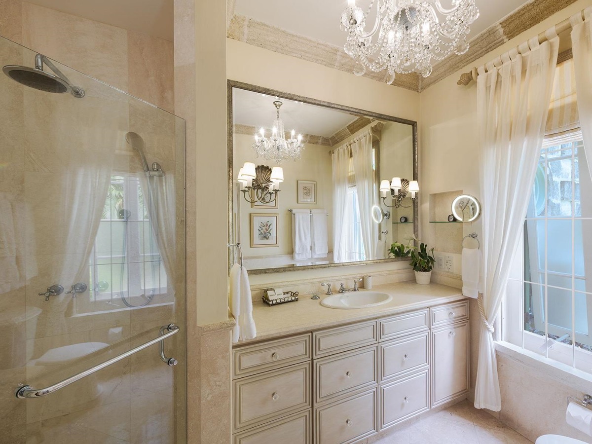 Bathroom at Leamington Estate in Barbados