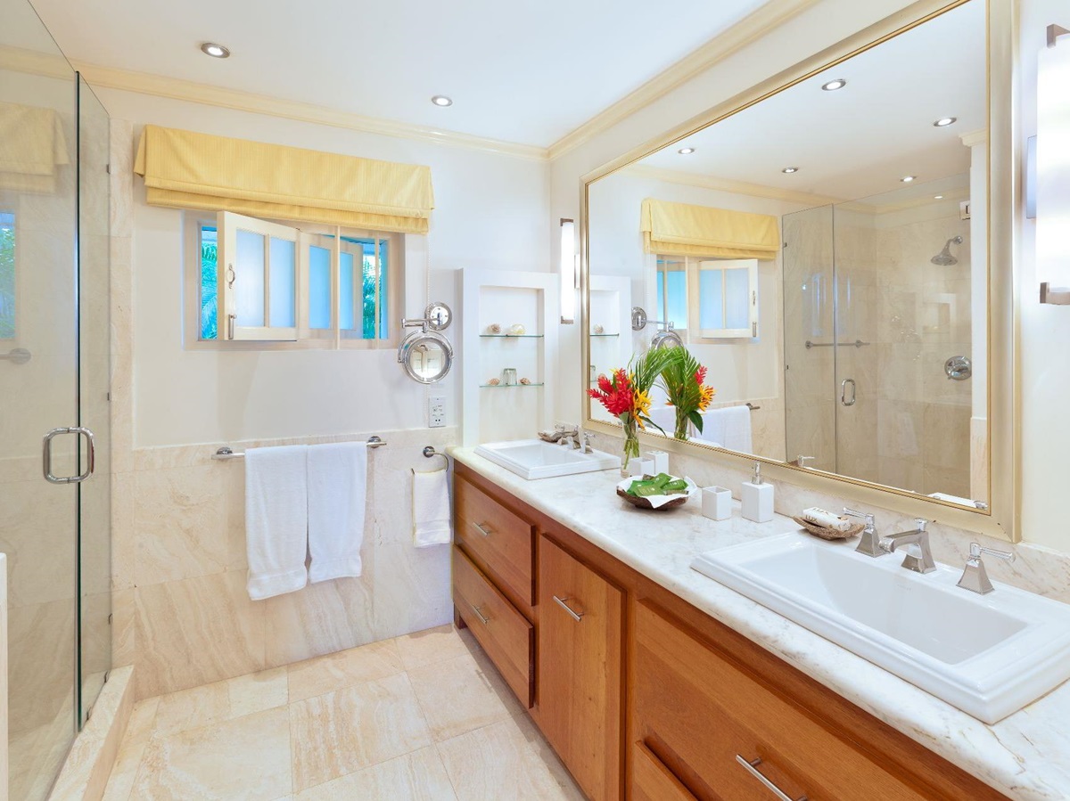 Bathroom at Leamington Estate in Barbados
