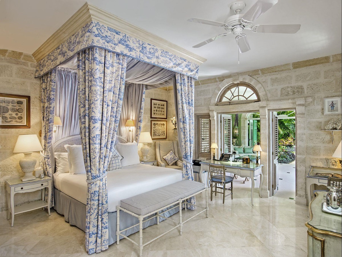 Bedroom at Leamington Estate in Barbados