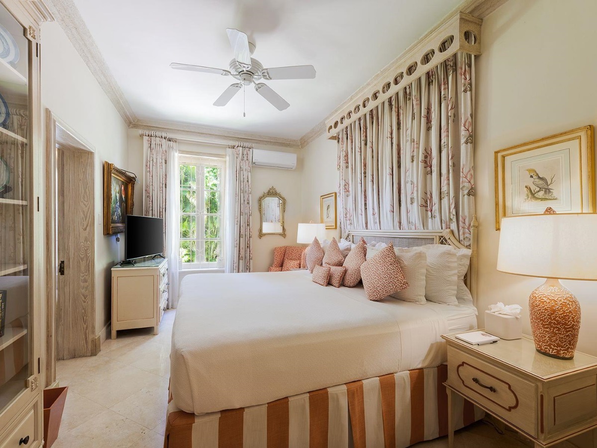 Bedroom at Leamington Estate in Barbados
