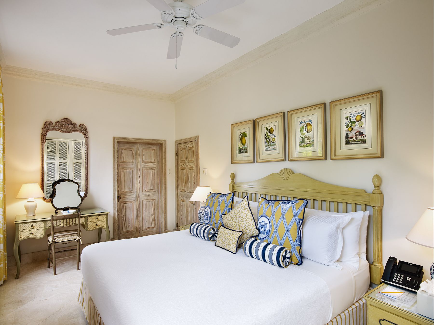 Bedroom at Leamington Estate in Barbados