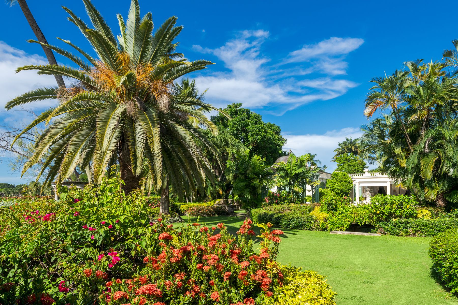 Garden at Leamington Estate in Barbados