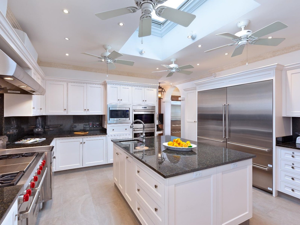 Kitchen at Leamington Estate in Barbados