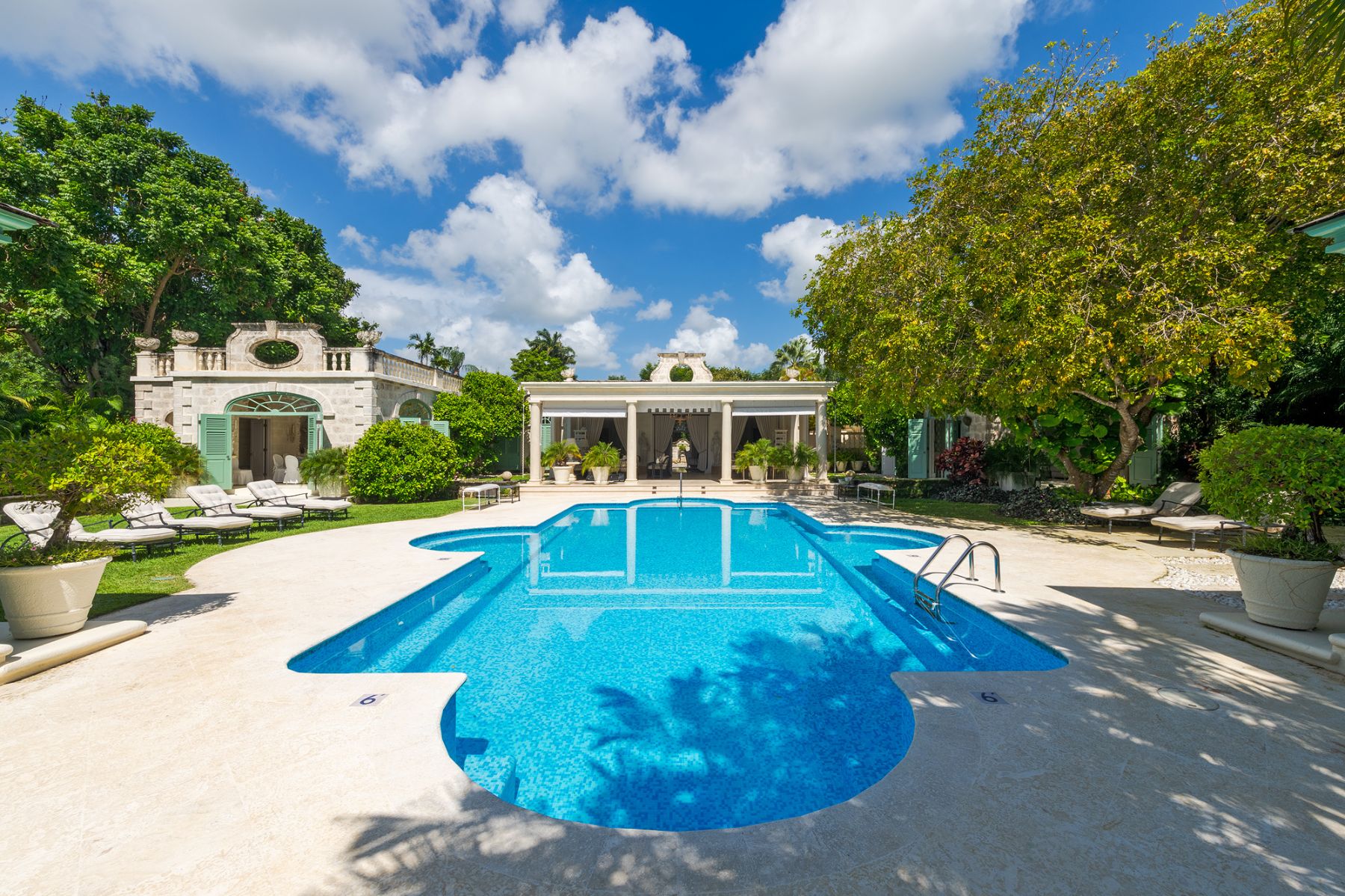 Pool at Leamington Estate in Barbados