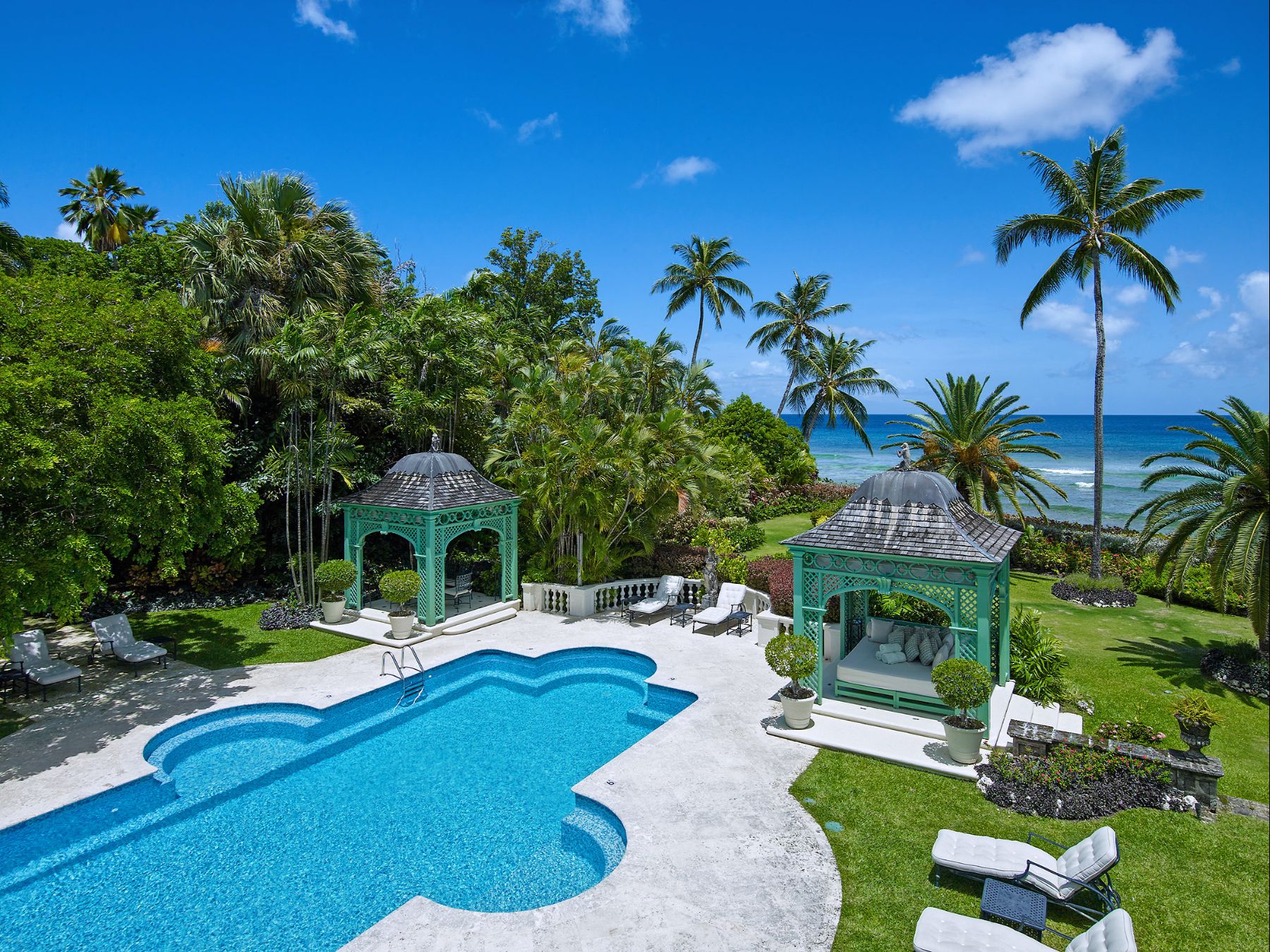 Pool at Leamington Estate in Barbados
