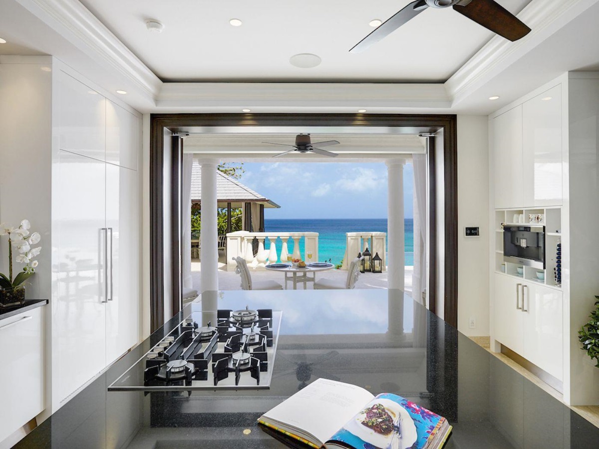 Kitchen at Seaclusion in Barbados