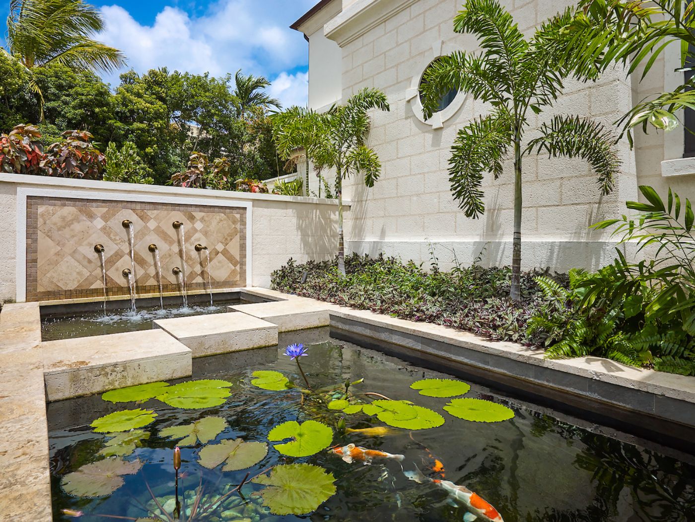 Koi Pond at Seaclusion in Barbados