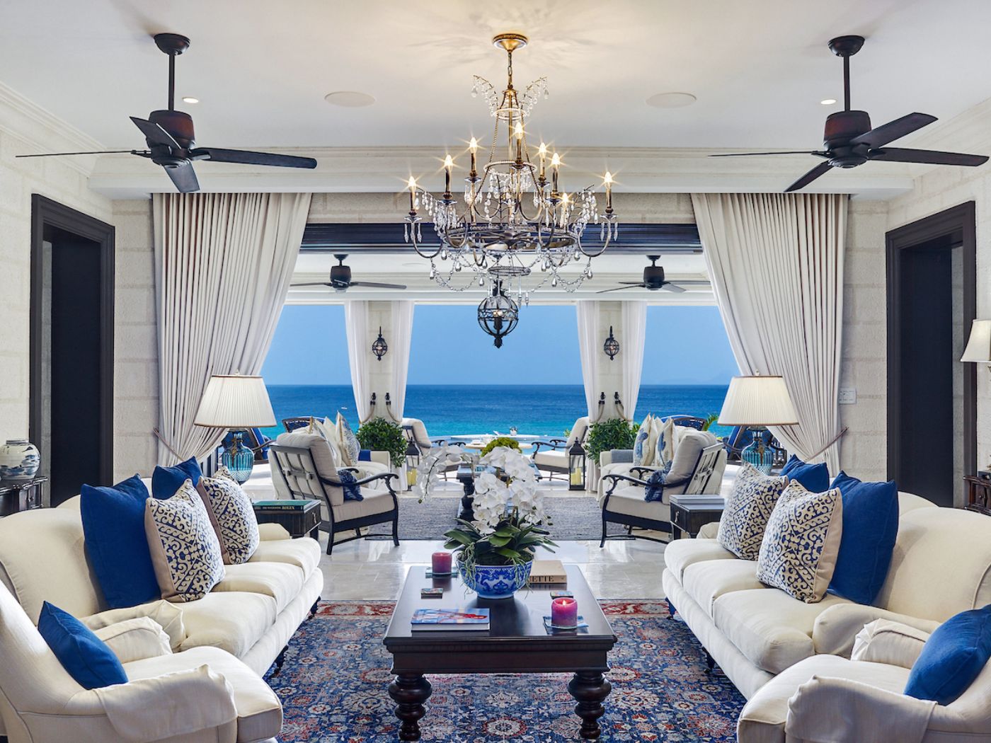 Living Room at Seaclusion in Barbados