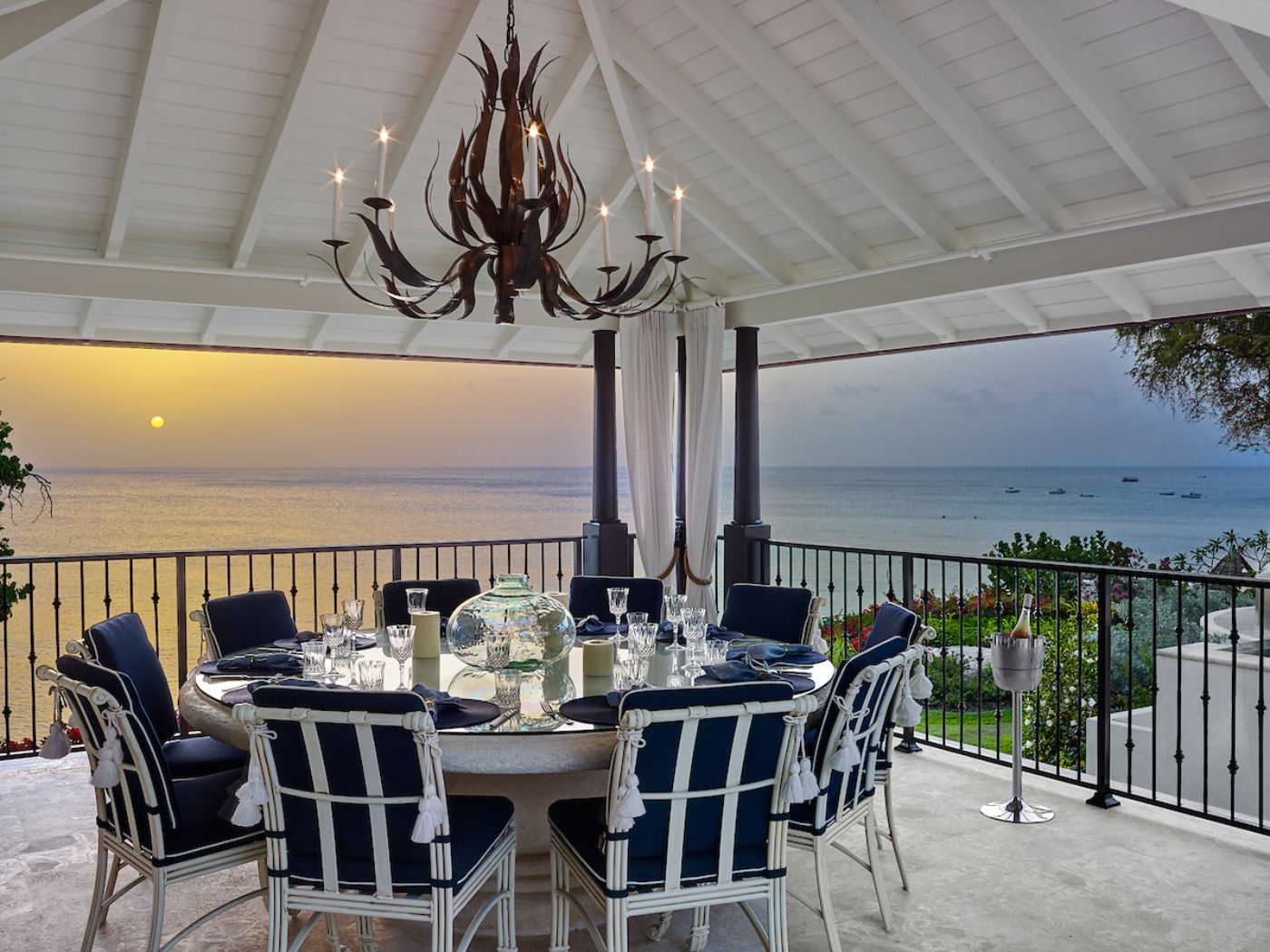 Outdoor Dining View from Seaclusion in Barbados