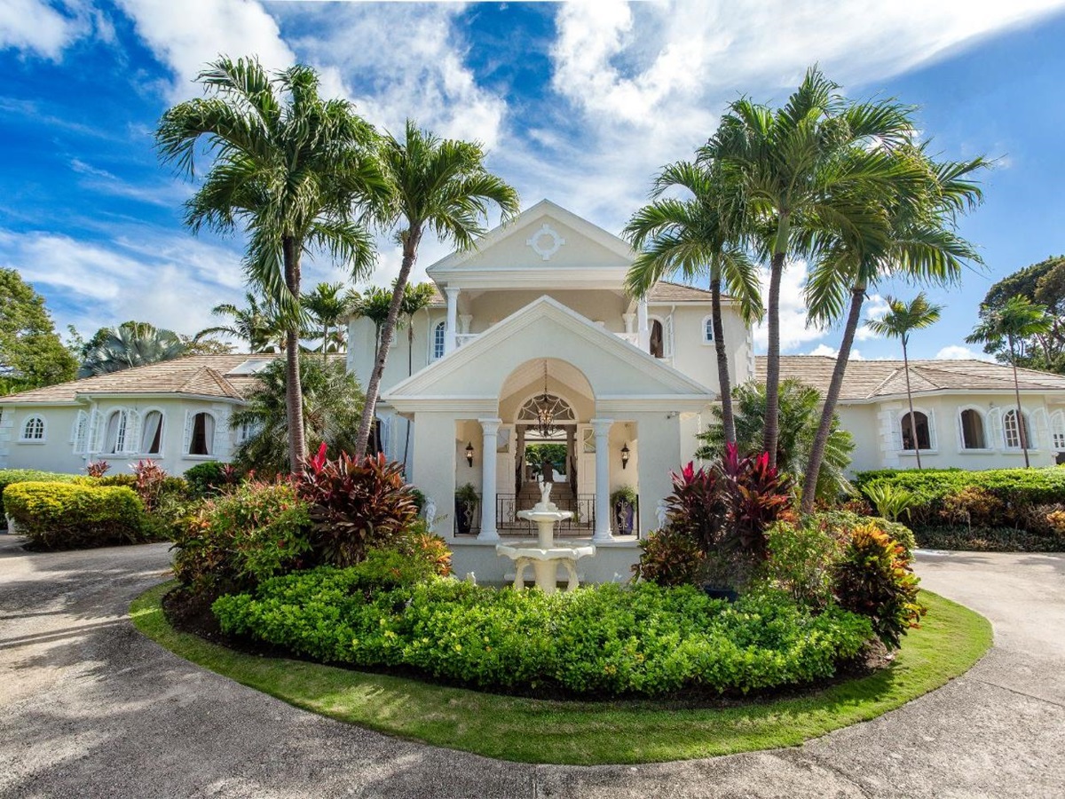 Entrance at Serenity in Barbados