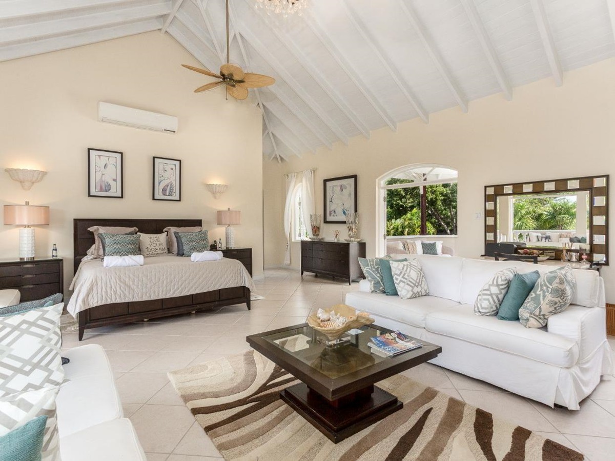 Master Bedroom at Serenity in Barbados