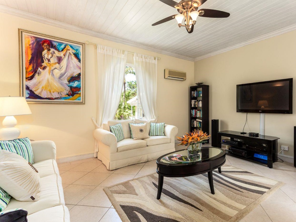 Sitting Room at Serenity in Barbados
