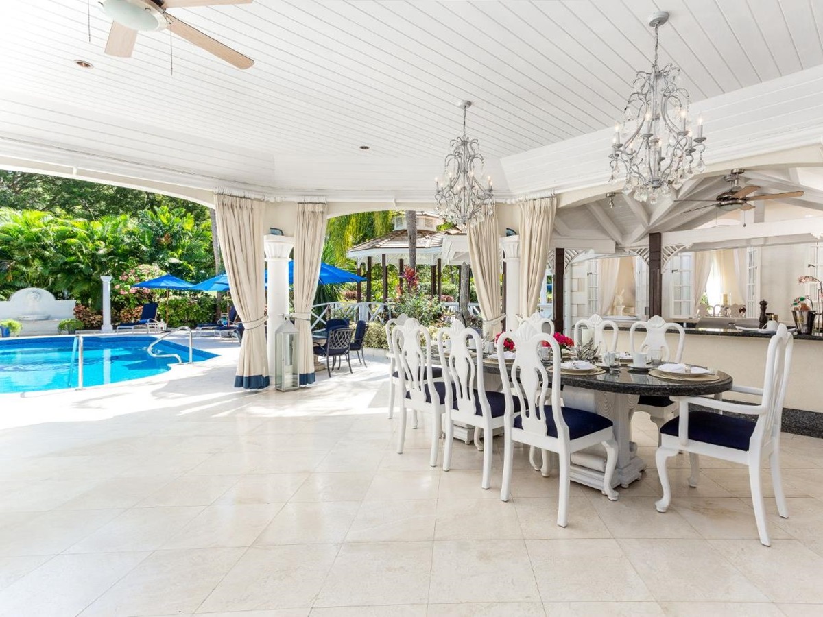 Terrace Dining at Serenity in Barbados