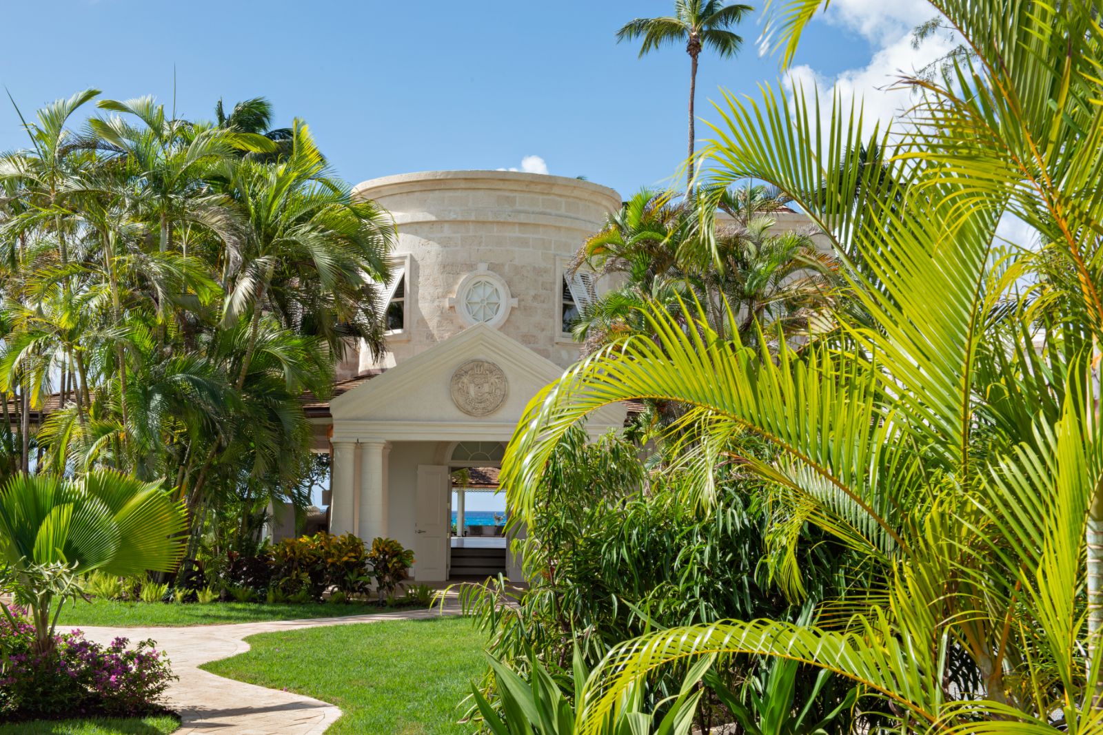 Back exterior of The Great House in Barbados