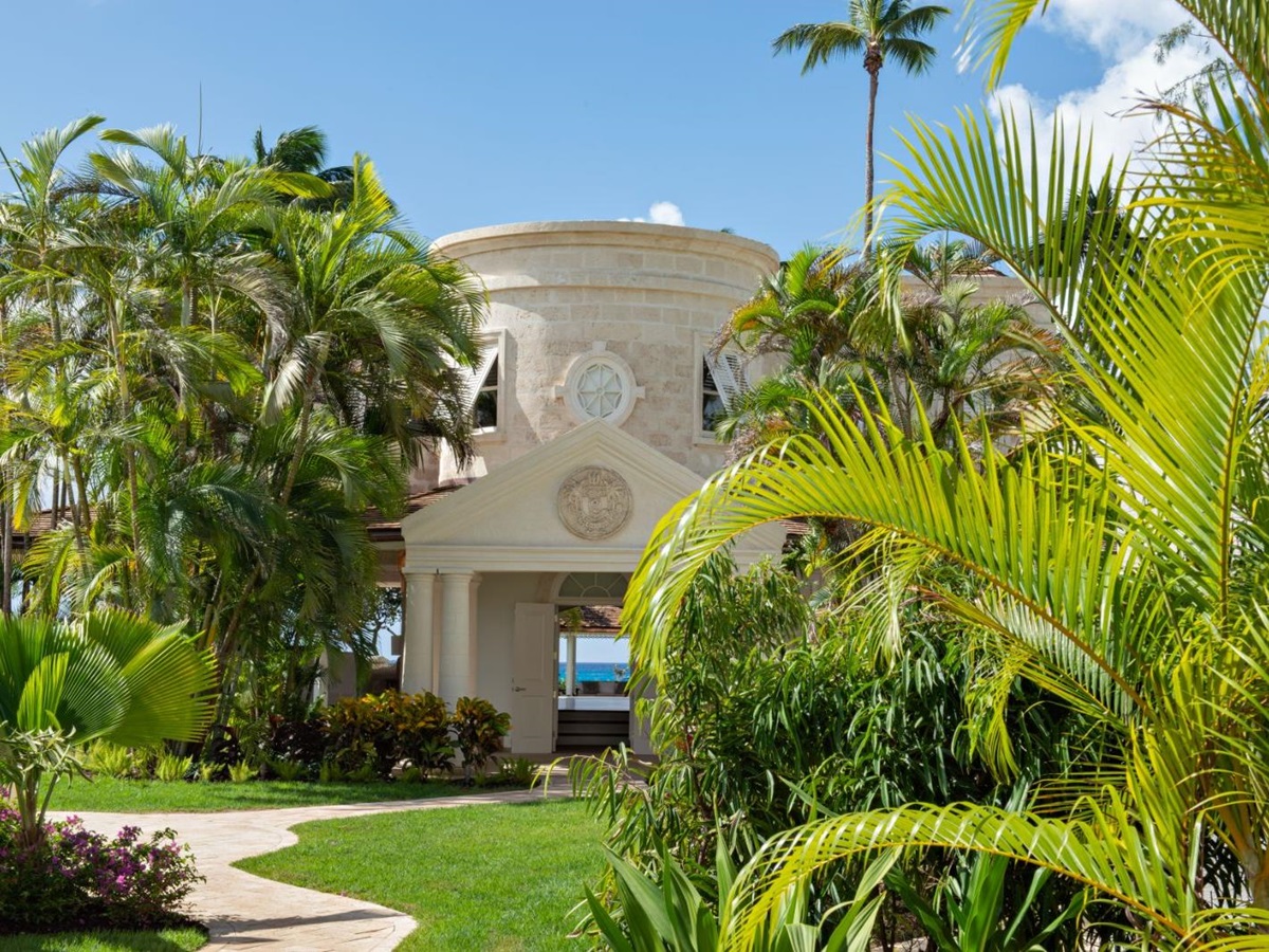 Back exterior of The Great House in Barbados