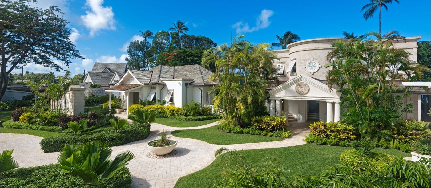Full Exterior of The Great House in Barbados