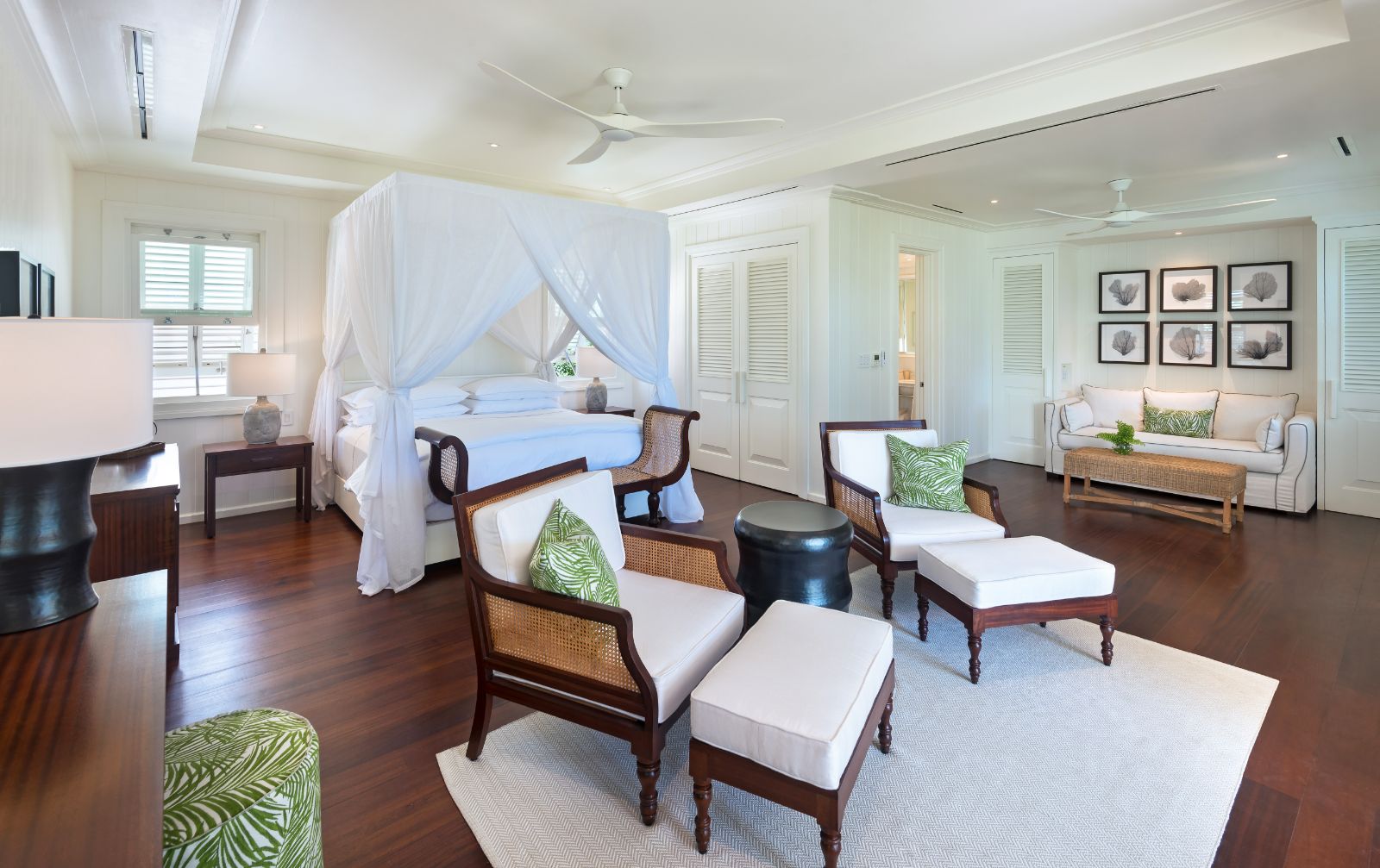 Hillaby Bedroom 1 at The Great House, luxury villa in Barbados
