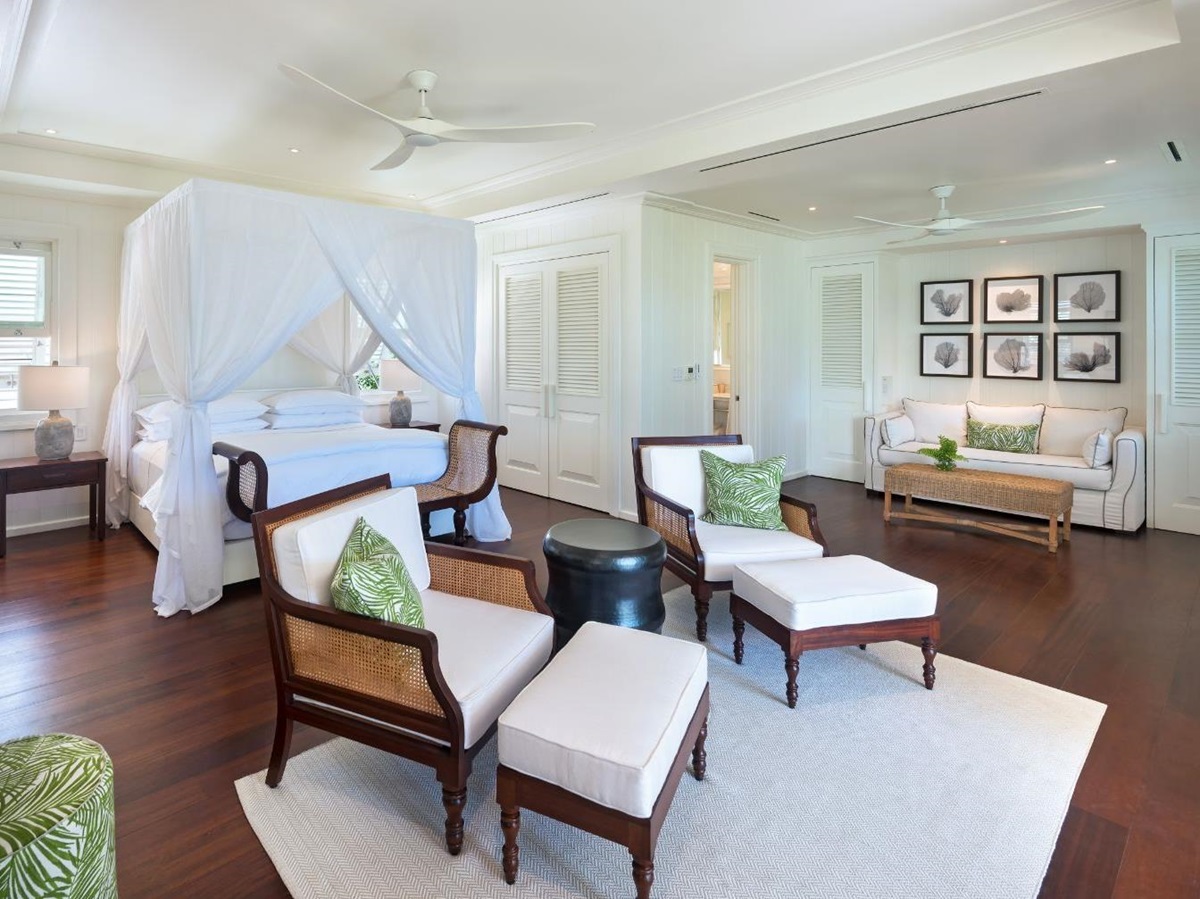 Hillaby Bedroom 1 at The Great House, luxury villa in Barbados