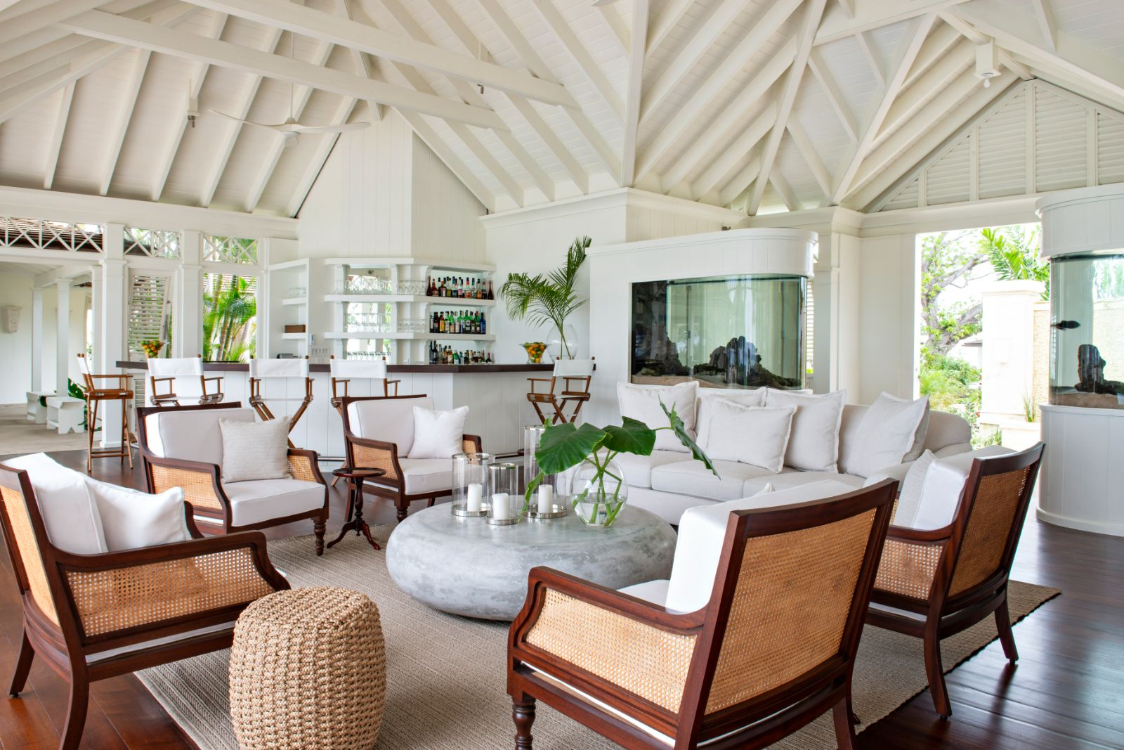 Living Room at The Great House in Barbados