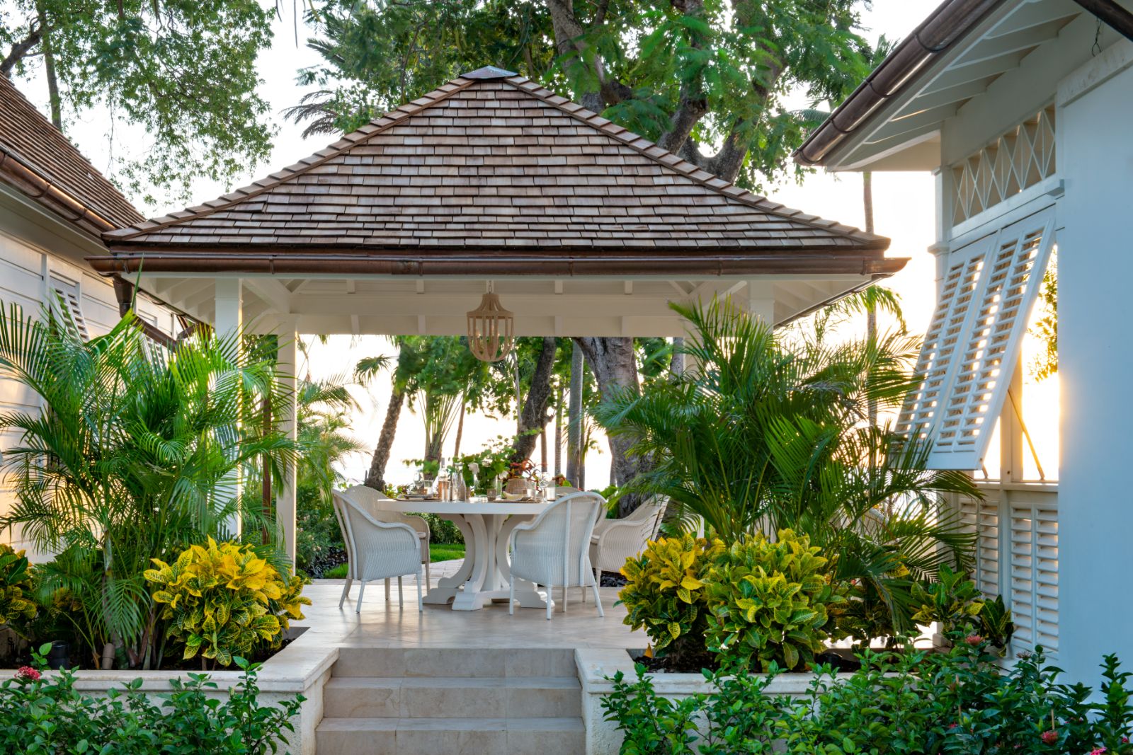 Outdoor Seating at The Great House in Barbados