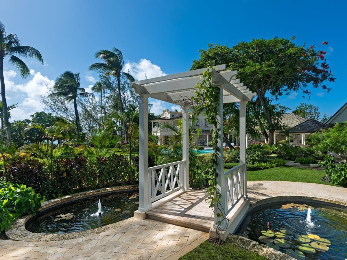 Pond at The Great House in Barbados