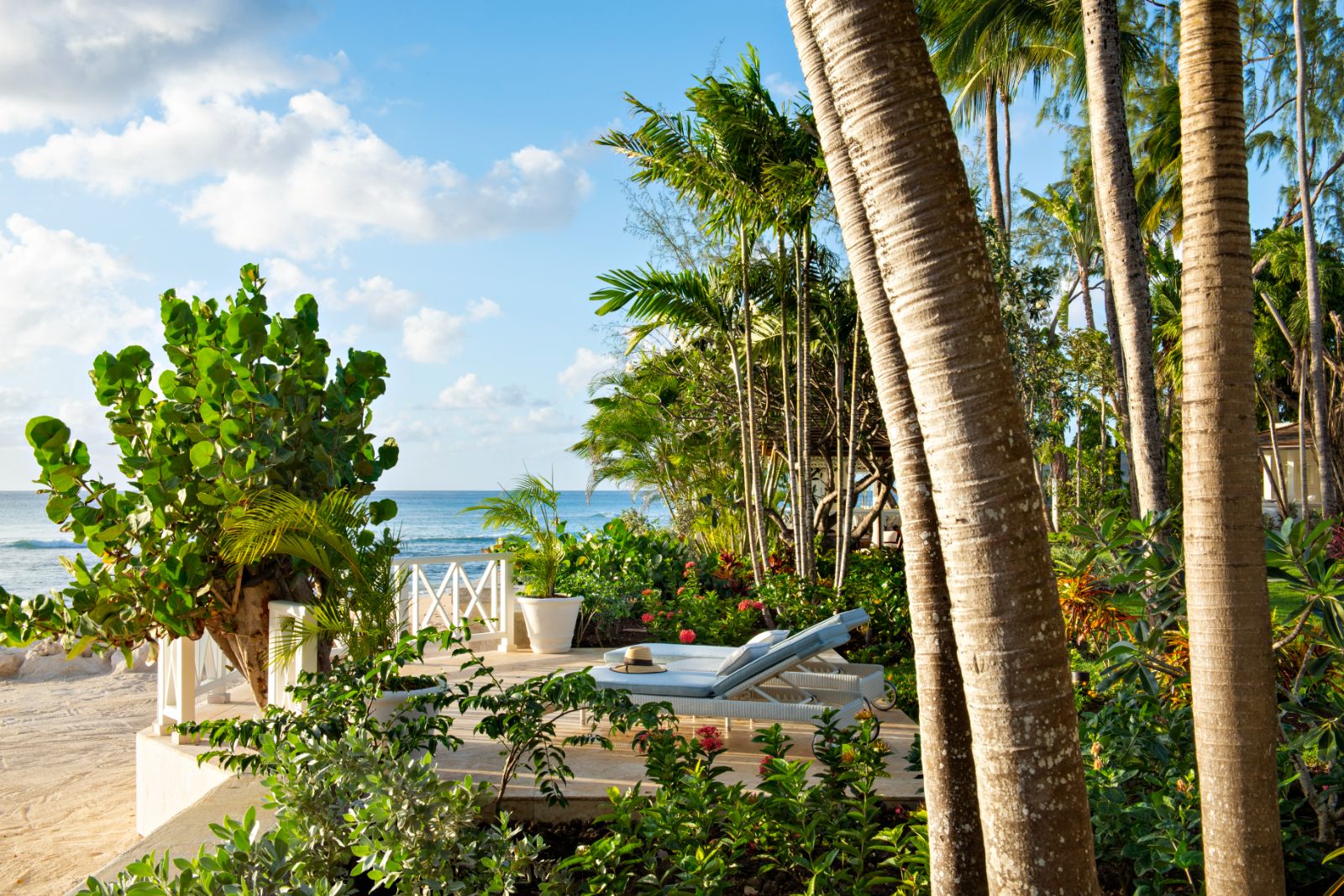 Sun Loungers at The Great House in Barbados