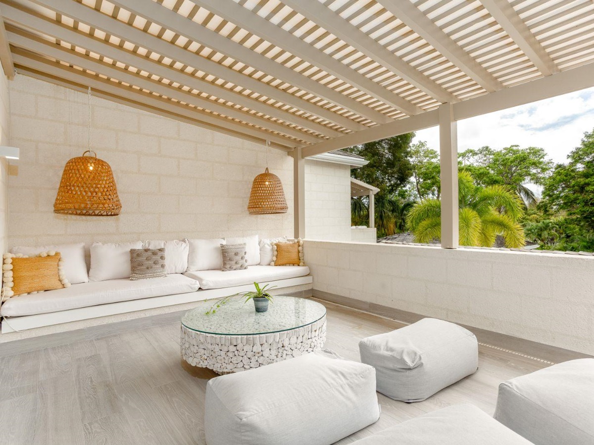 Balcony at Villa Aama in Barbados