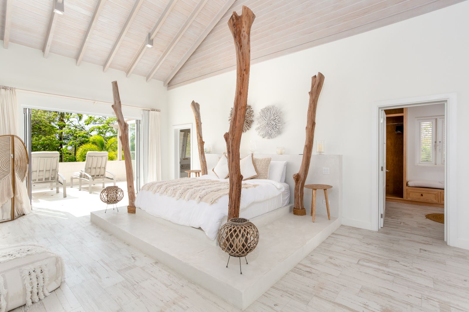 Bedroom 1 at Villa Aama in Barbados