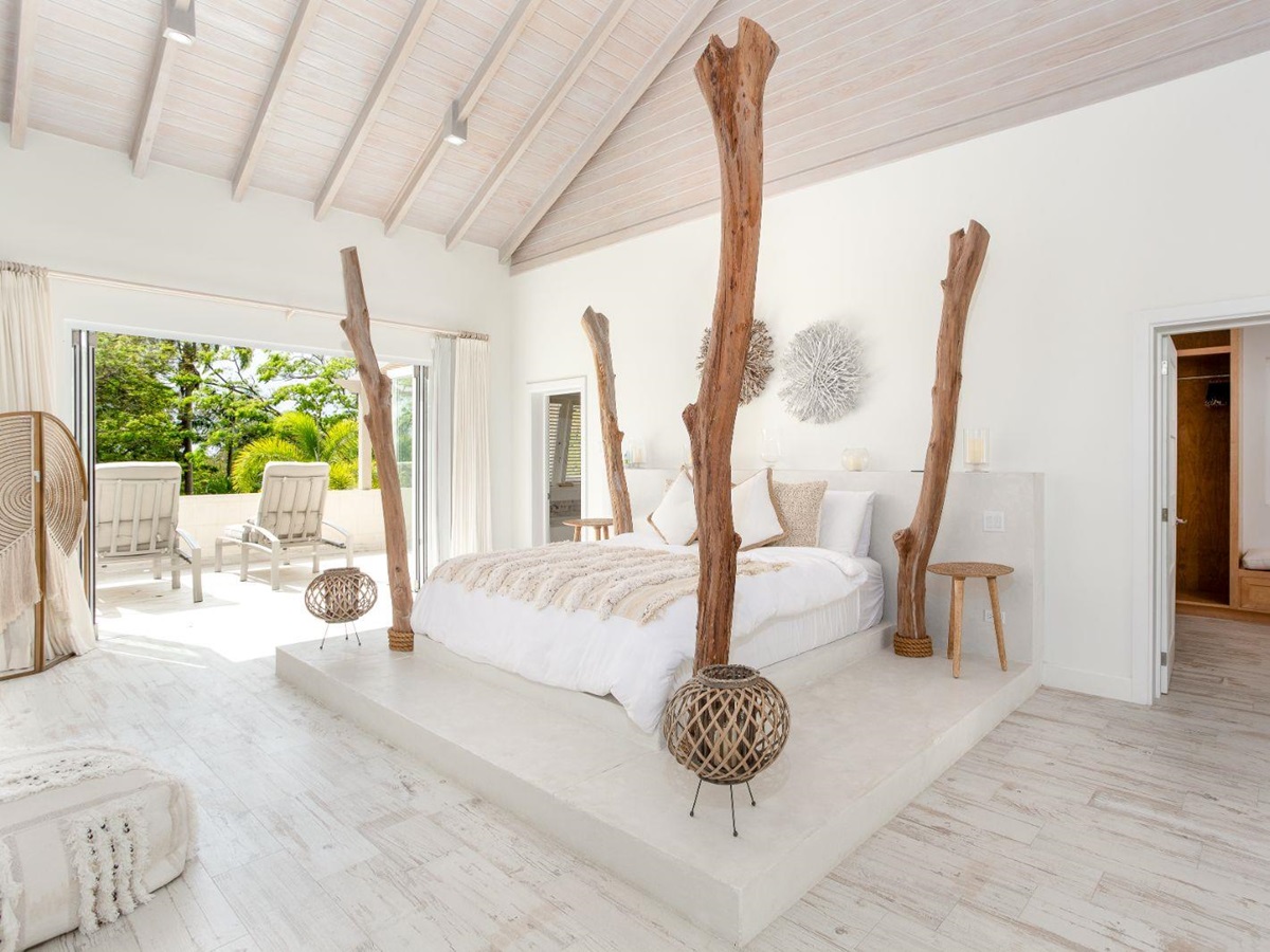 Bedroom 1 at Villa Aama in Barbados